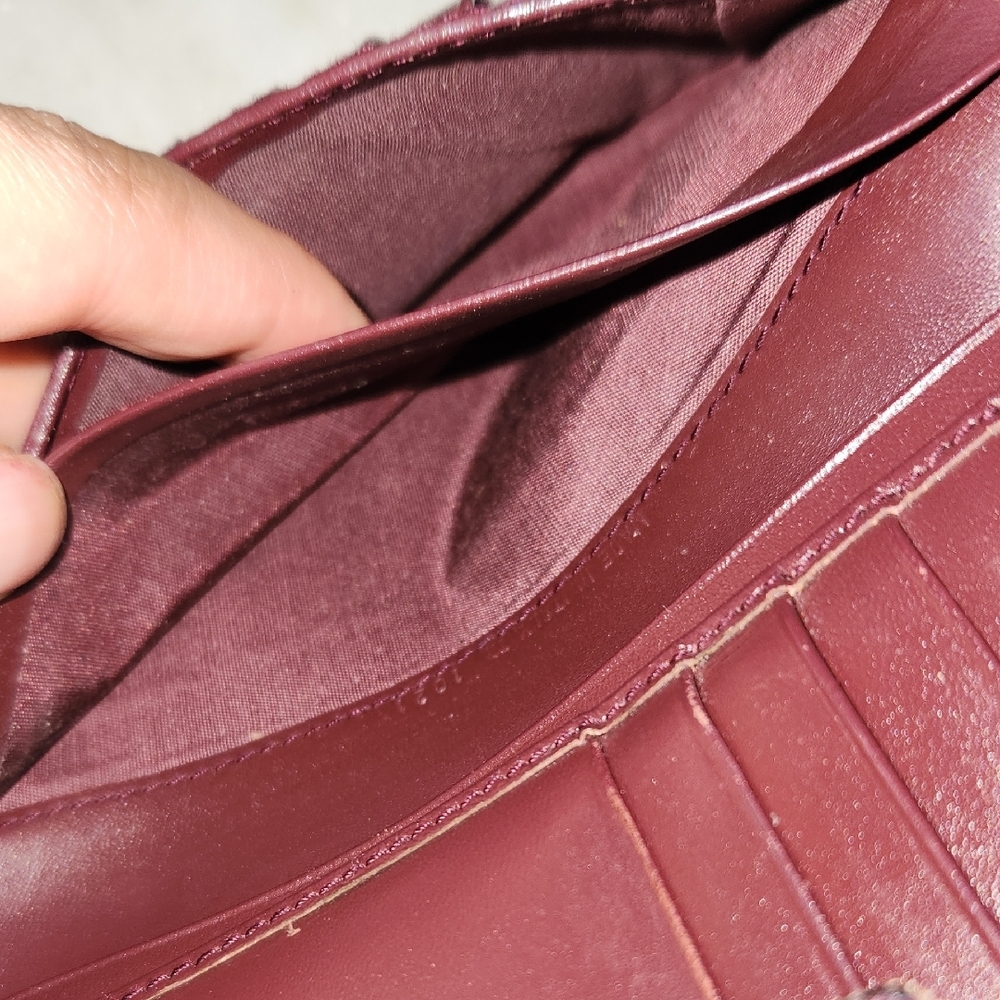 Christian Dior Rich Brown and Burgundy Leather Wallet - Picture 12 of 17